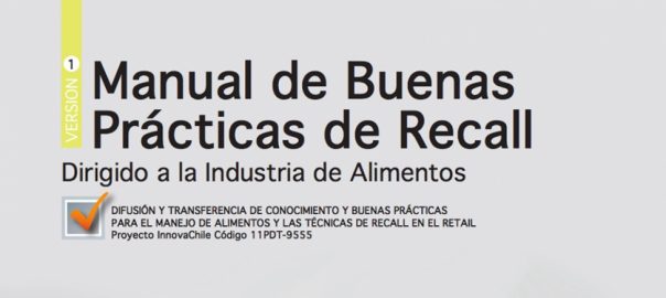 Manual de buenas prácticas de Recall en la industria alimentaria