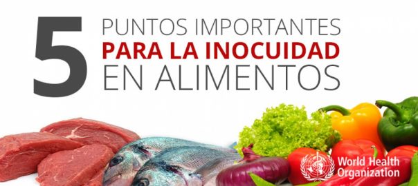 Puntos importantes para la inocuidad en alimentos