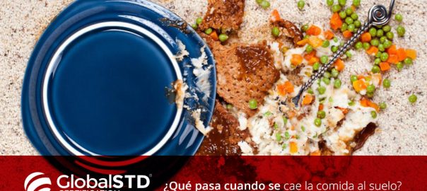 ¿Qué pasa cuando la comida se cae al suelo?
