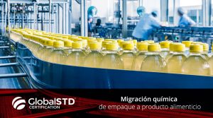 Migración química de empaque a producto alimenticio