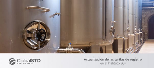 Actualización en las tarifas de registro SQF