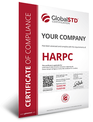 certificado de cumplimiento HARPC