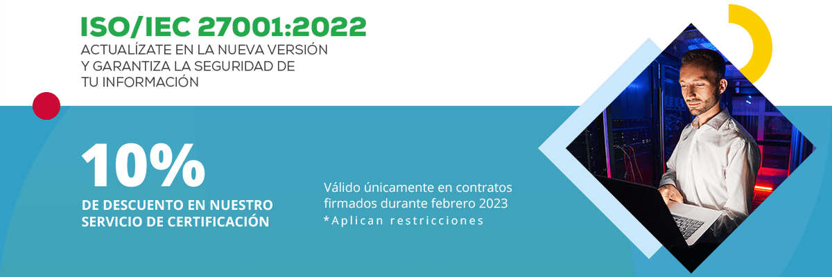 10% de descuento iso ies 27001